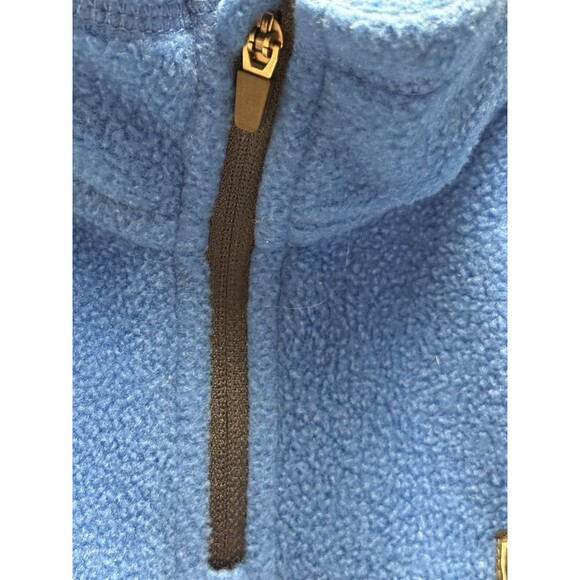 Eddie Bauer Youth Boys' Fleece 1/4 Zip Pullover Sz M 10/12 Blue /Gray - Picture 5 of 7
